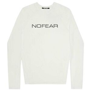No Fear Mens Logo  Long-Sleeved T-Shirt / White